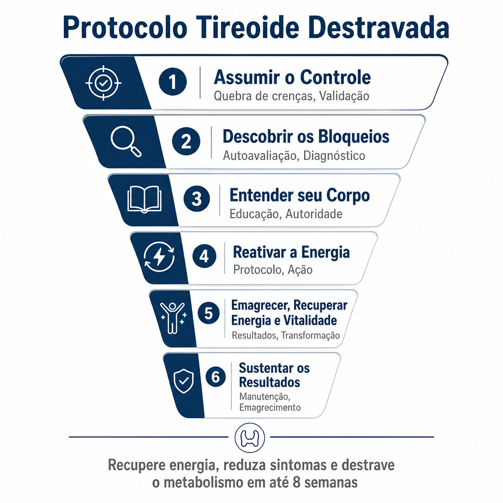 Protocolo Tireoide Destravada - Jornada em 6 etapas